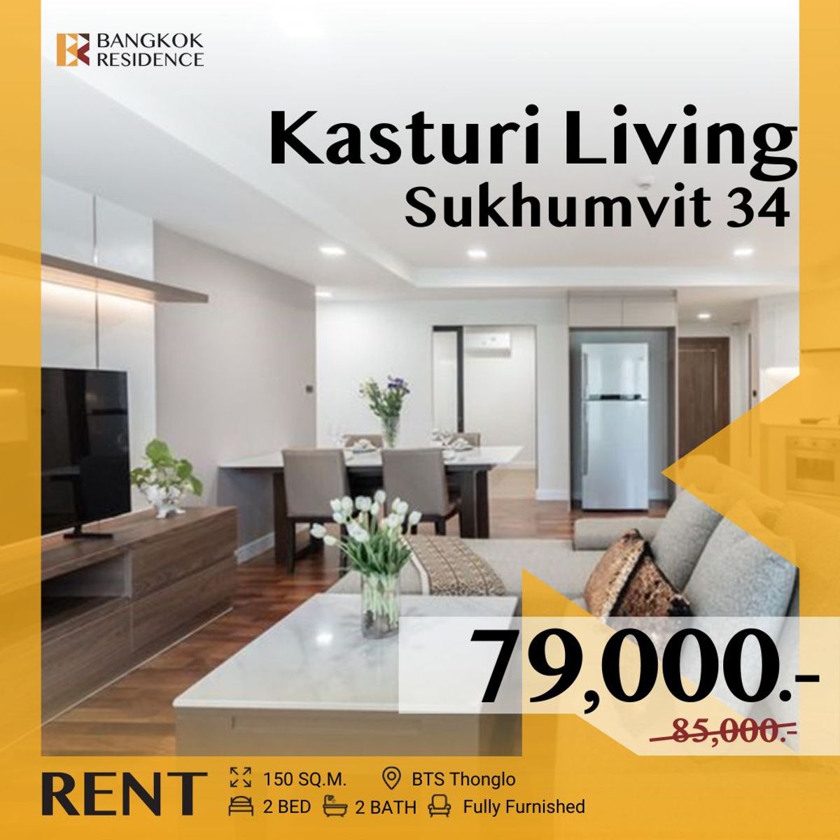 For RentCondoSukhumvit, Asoke, Thonglor : 𝐅𝐞𝐞𝐥 𝐚𝐭 𝐇𝐨𝐦𝐞 𝐚𝐭 Katsuri Living ✨ New Apartment 💞 Near BTS Thonglo