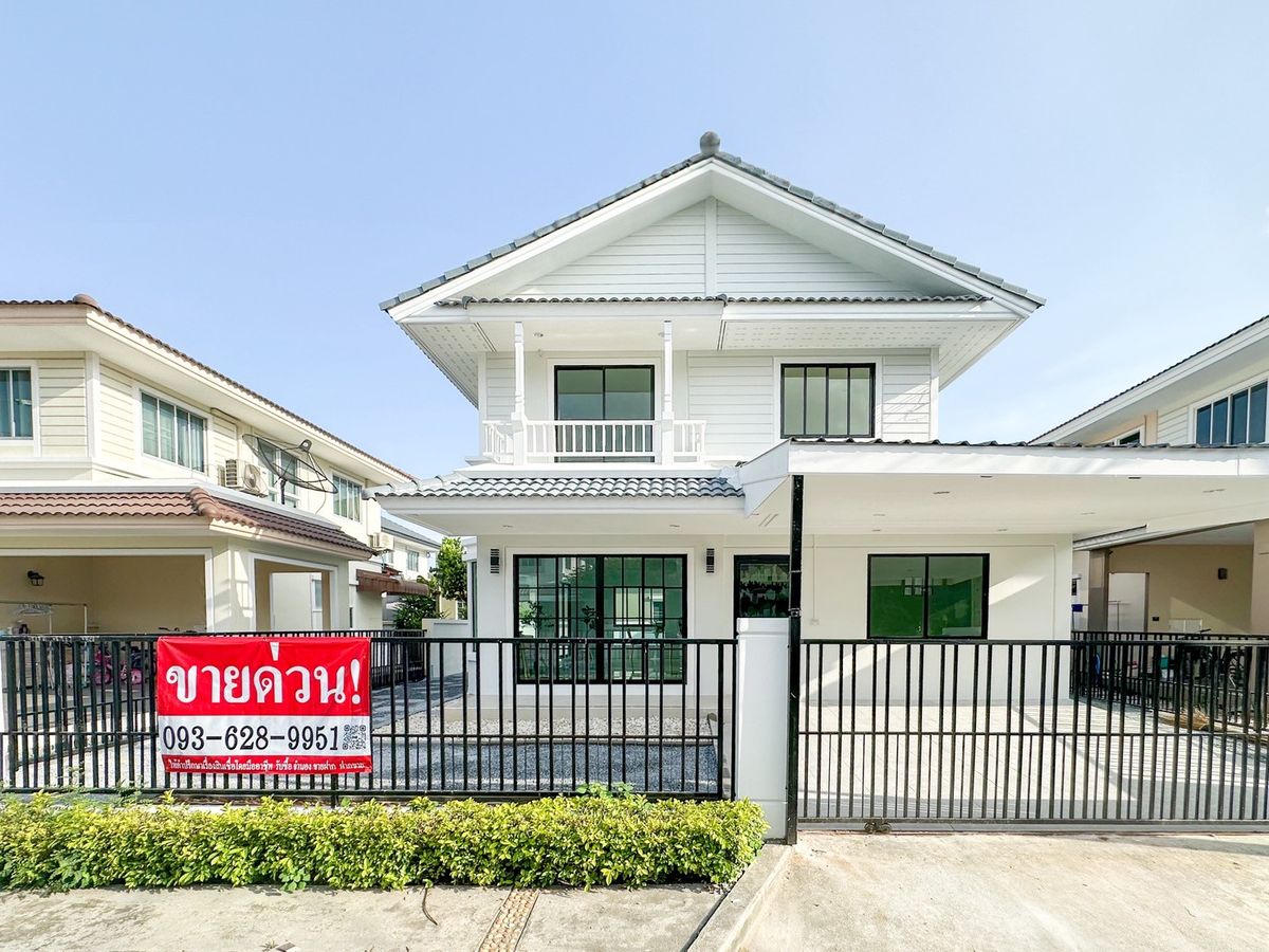 ขายบ้านพระราม 2 บางขุนเทียน : 🏡🌳 บ้านเดี่ยว พฤกษ์ลดา ท่าข้าม-พระราม 2 - ทำเลทองใกล้ทางด่วน! ต่อเติมห้องด้านล่างเพิ่มพร้อมใช้งาน 🌳🏡