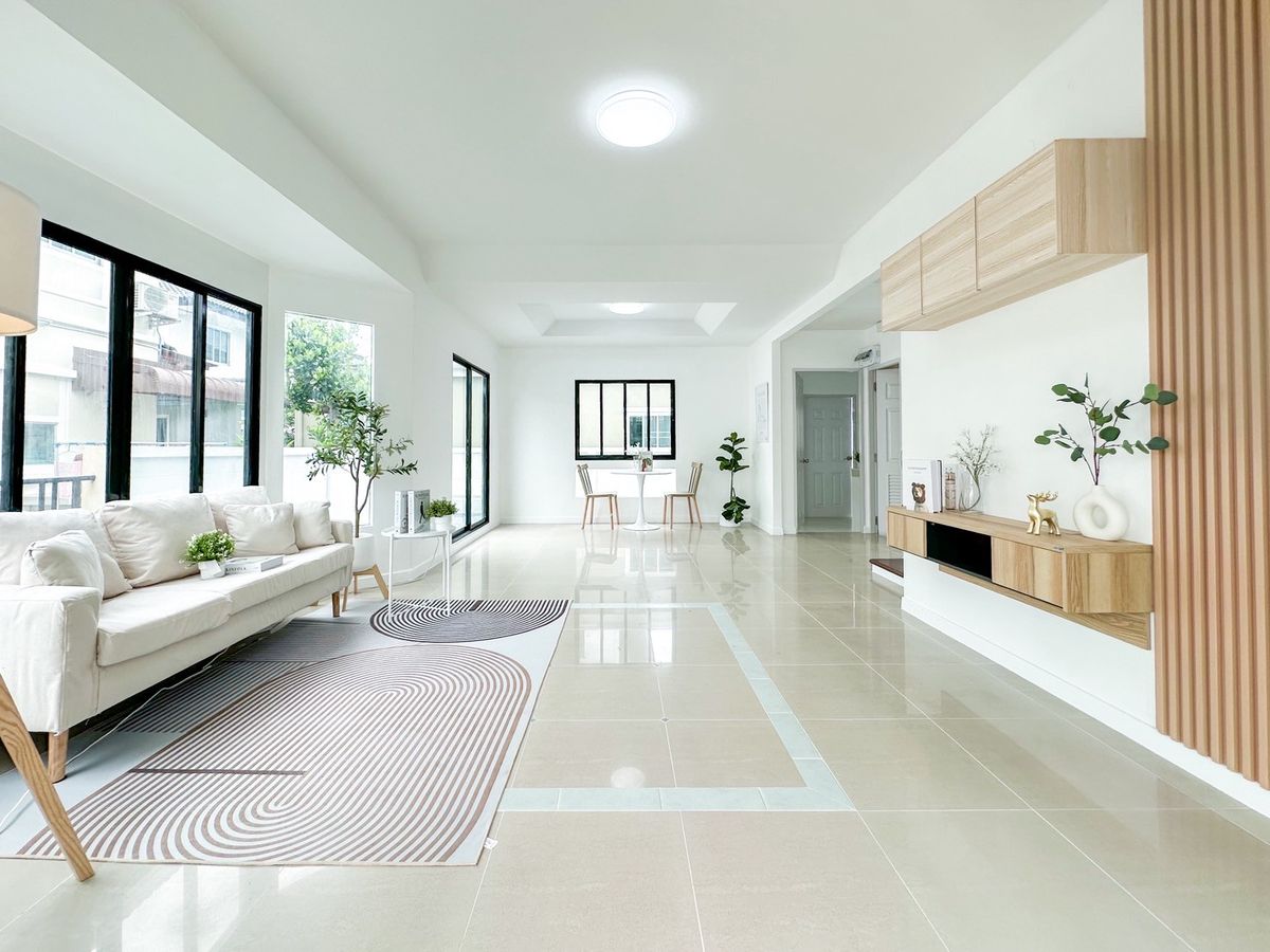 For SaleHouseRama 2, Bang Khun Thian : 🏡🌳 Detached house, Pruek Lada Tha Kham - Rama 2 - Golden location near the expressway! Add the room below, ready to use 🌳🏡