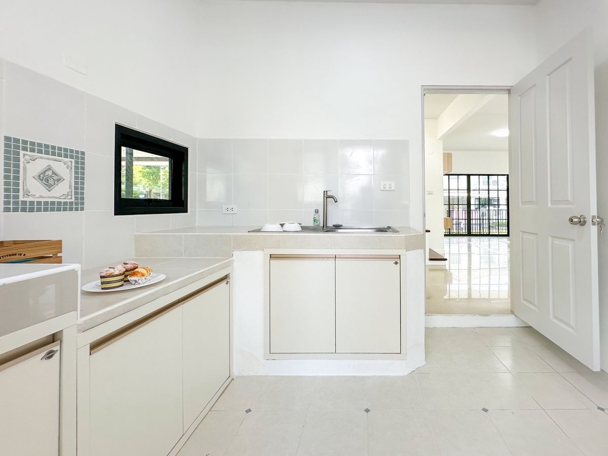 For SaleHouseRama 2, Bang Khun Thian : 🏡🌳 Detached house, Pruek Lada Tha Kham - Rama 2 - Golden location near the expressway! Add the room below, ready to use 🌳🏡