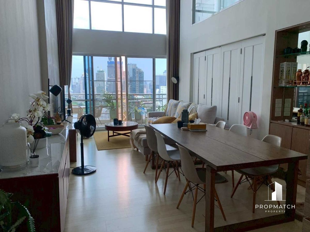 For RentCondoWitthayu, Chidlom, Langsuan, Ploenchit : ✨flash deal ✨The RAJDAMRI (Duplex 2BED 2BATH 120SQM.) Completely decorated !! Only 80,000 baht per month Tel.0981315848 @PropMatch
