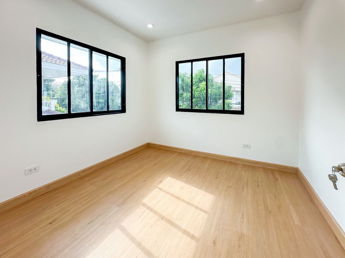 For SaleHouseRama 2, Bang Khun Thian : 🏡🌳 Detached house, Pruek Lada Tha Kham - Rama 2 - Golden location near the expressway! Add the room below, ready to use 🌳🏡