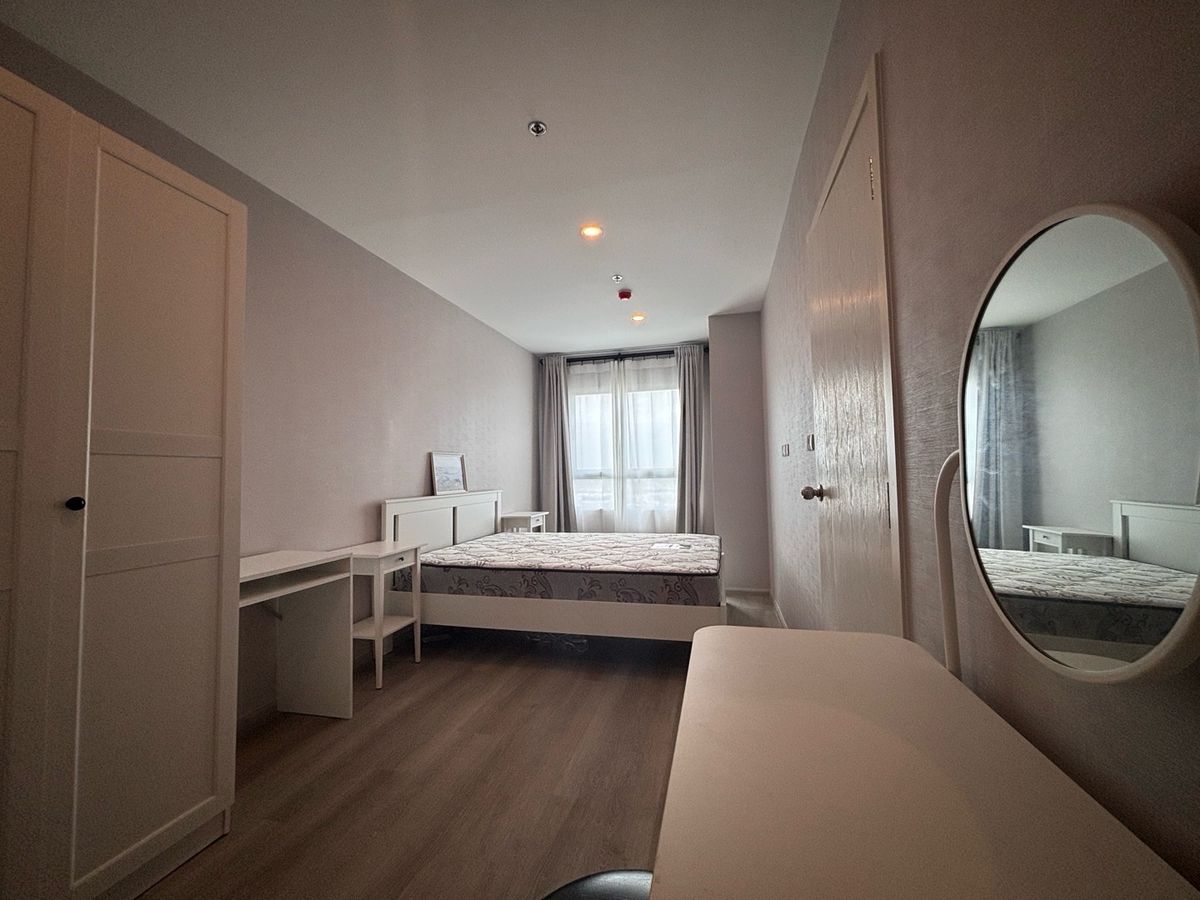 For RentCondoThaphra, Talat Phlu, Wutthakat : 🔥Urgent for rent🔥 Elio Sathorn-Wutthakat, 2 bedrooms, 2 bathrooms – closed kitchen – brand new, beautiful room – convenient transportation – fully equipped common area – north-facing room, not hot – built-in washer/dryer
