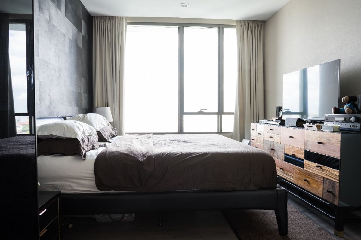 For RentCondoBang Sue, Wong Sawang, Tao Pun : T4300764 Condo for rent 333 Riverside (333 Riverside) Size 45 sq.m., Floor 14, Building A, River View