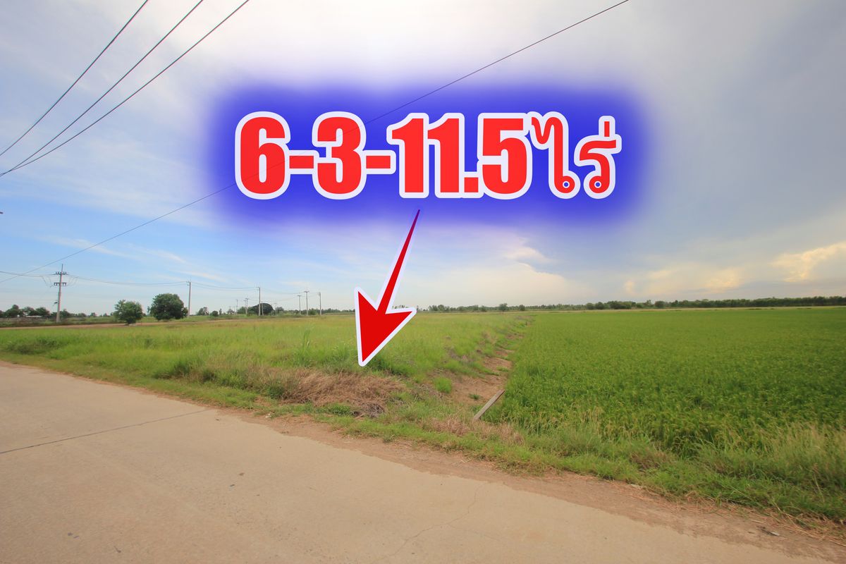 ขายที่ดินอยุธยา : ขายที่ดินบางไทรพระนครศรีอยุธยา น้ำไม่ท่วม ถนนปทุมธานีสามโคกเสนา ที่ดินถมแล้ว 6-3-11.5ไร่ ใกล้นิคมบ้านแพน ที่ดินสร้างบ้าน หอพัก โกดังเก็บสินค้า ศูนย์กระจายสินค้า 6,500บาท/วา