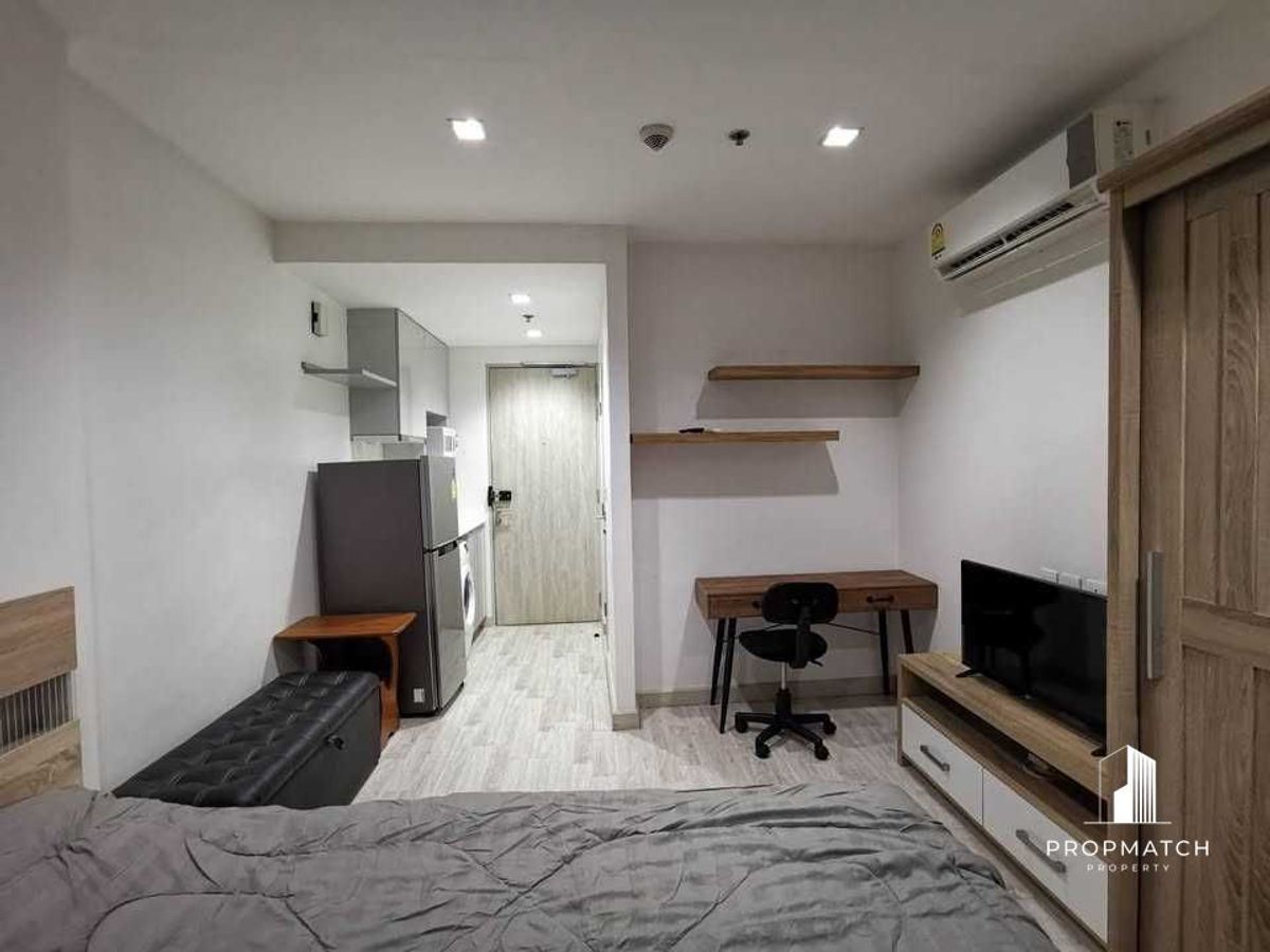 ให้เช่าคอนโดพระราม 9 เพชรบุรีตัดใหม่ RCA : ✨Flash Deal ✨Ideo Mobi Rama 9( Studio1Bed 1Bath 23SQM.) แต่งครบพร้อมอยู่ !! เพียง 13,500บาทต่อเดือน Tel.0981315848 @propmatch