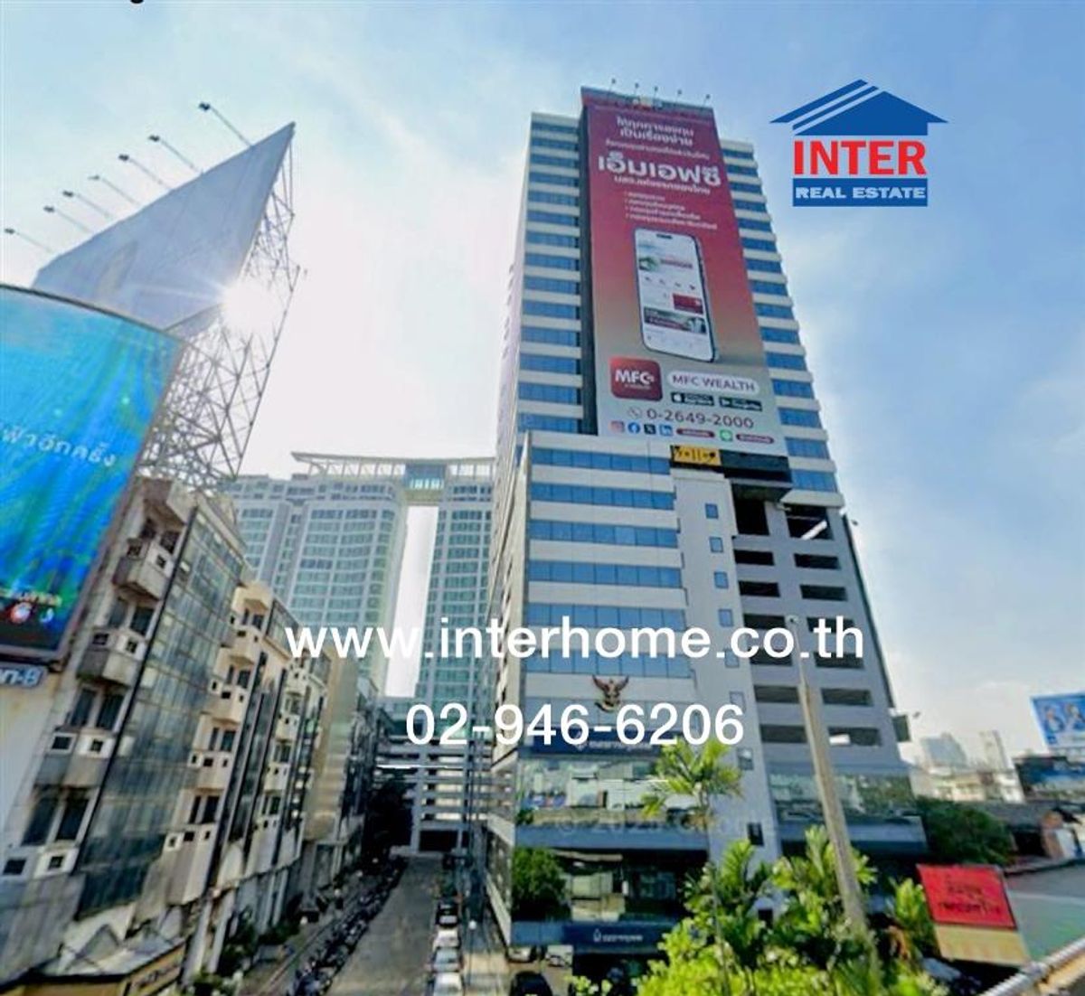 For RentOfficeRama3 (Riverside),Satupadit : Office Building 290.92 sq.w., S.P. Tower 2, Rama 3 Road, Na Ranong Road, Khlong Toei District, Bangkok