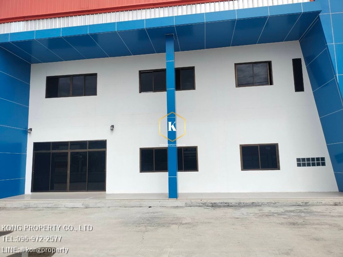 For RentFactorySamut Prakan,Samrong : For rent, Bang Phli factory, Samut Prakan, size 6,000 sqm with 2 -story office