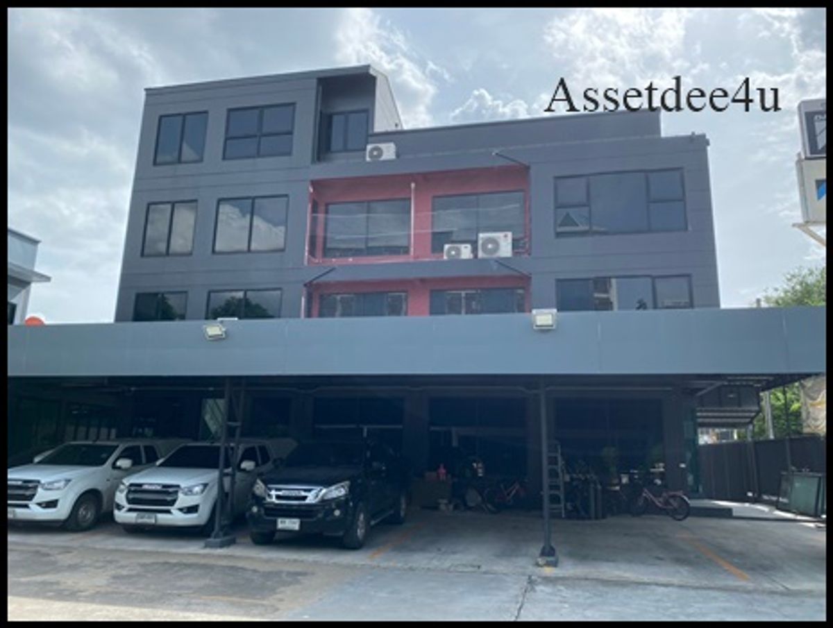 For RentOfficeNawamin, Ramindra : AF144 4 -storey office building for Ram Inthra Nawamin area, near fashion island, a total of 400 sq.m., with 10 parking furniture.