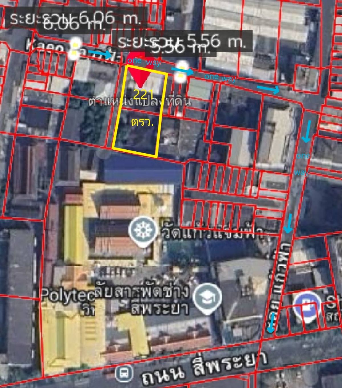 For SaleHouseSilom, Saladaeng, Bangrak : Sell 6 rooms and 2 Thai style wooden houses, Soi Wat Kaew Fah Si Phraya Bang Rak, Bangkok