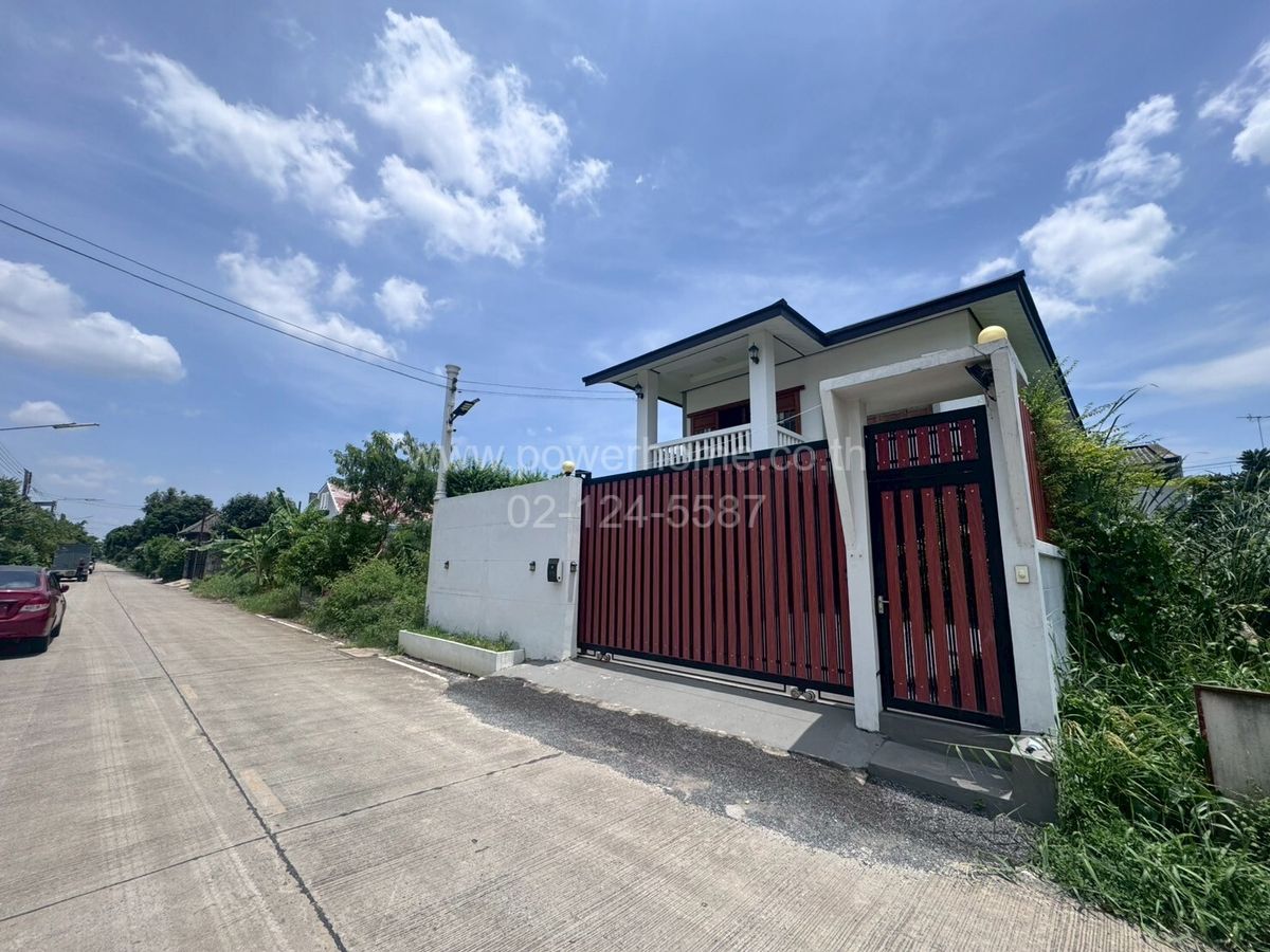 For SaleHousePathum Thani,Rangsit, Thammasat : 2 storey detached house, Soi Sai, Pracharat 25, near Big C, Lam Luk Ka Khlong 4, Lam Luk Ka Road, Lat Sawai Subdistrict, Lam Luk Ka District, Pathum Thani Province