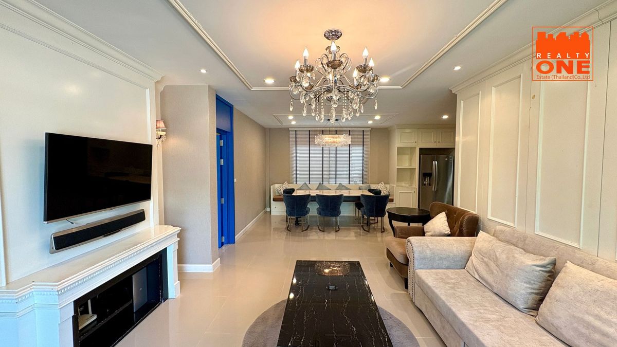 For SaleHouseRama 2, Bang Khun Thian : Corner Detached House for Sale – Mantana Rama 2 – Thien Thale Largest House Type | Prime Corner Plot | Beautifully Decorated