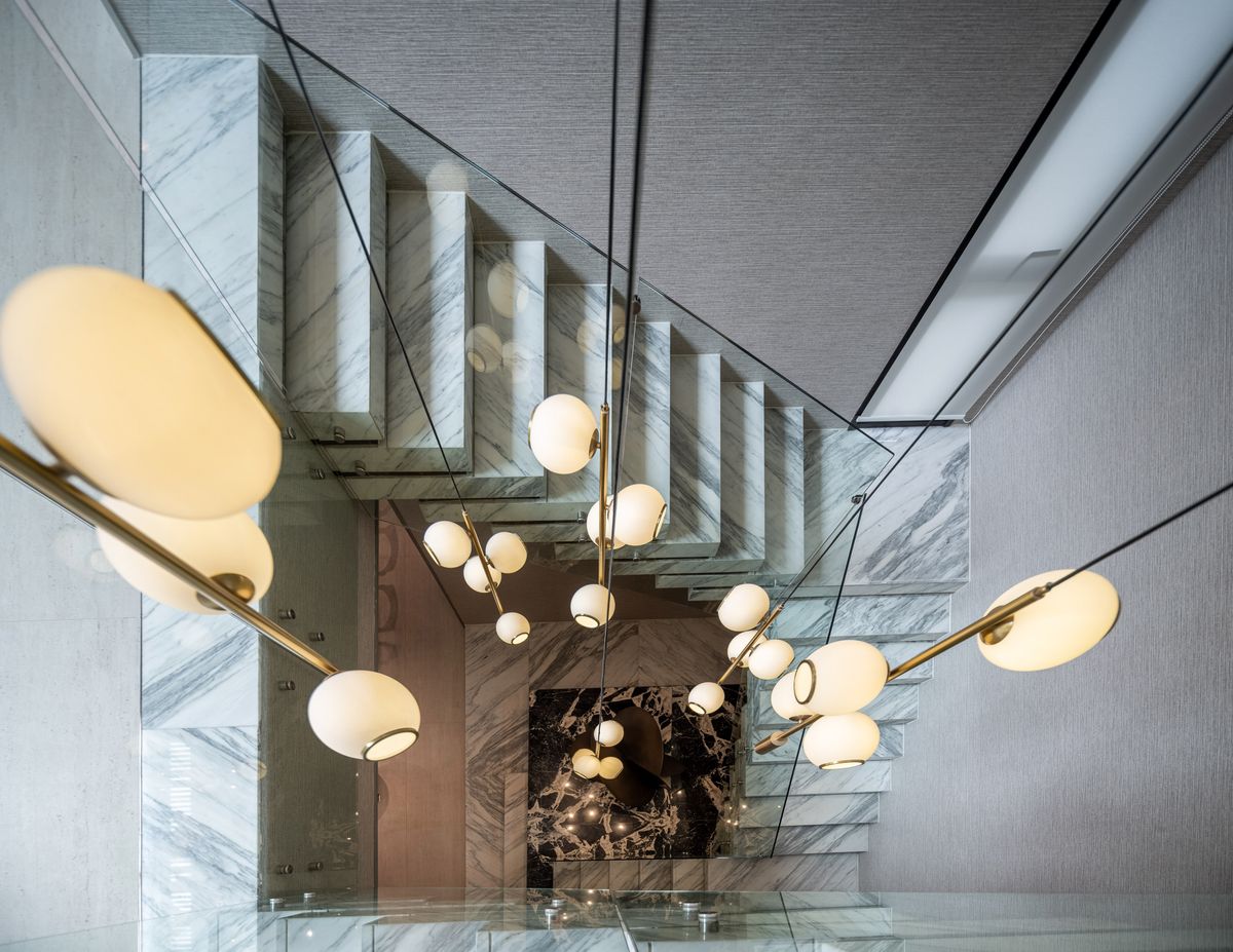 For SaleHouseBang Sue, Wong Sawang, Tao Pun : 3 -storey detached house for sale. Sonle Residences project (Sunle Residence), Ratchadaphisek, near MRT Wongsawang, only 900 meters, with a large private pool and a large Courtyard.