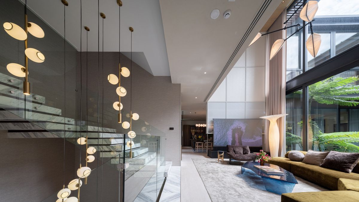 For SaleHouseBang Sue, Wong Sawang, Tao Pun : 3 -storey detached house for sale. Sonle Residences project (Sunle Residence), Ratchadaphisek, near MRT Wongsawang, only 900 meters, with a large private pool and a large Courtyard.