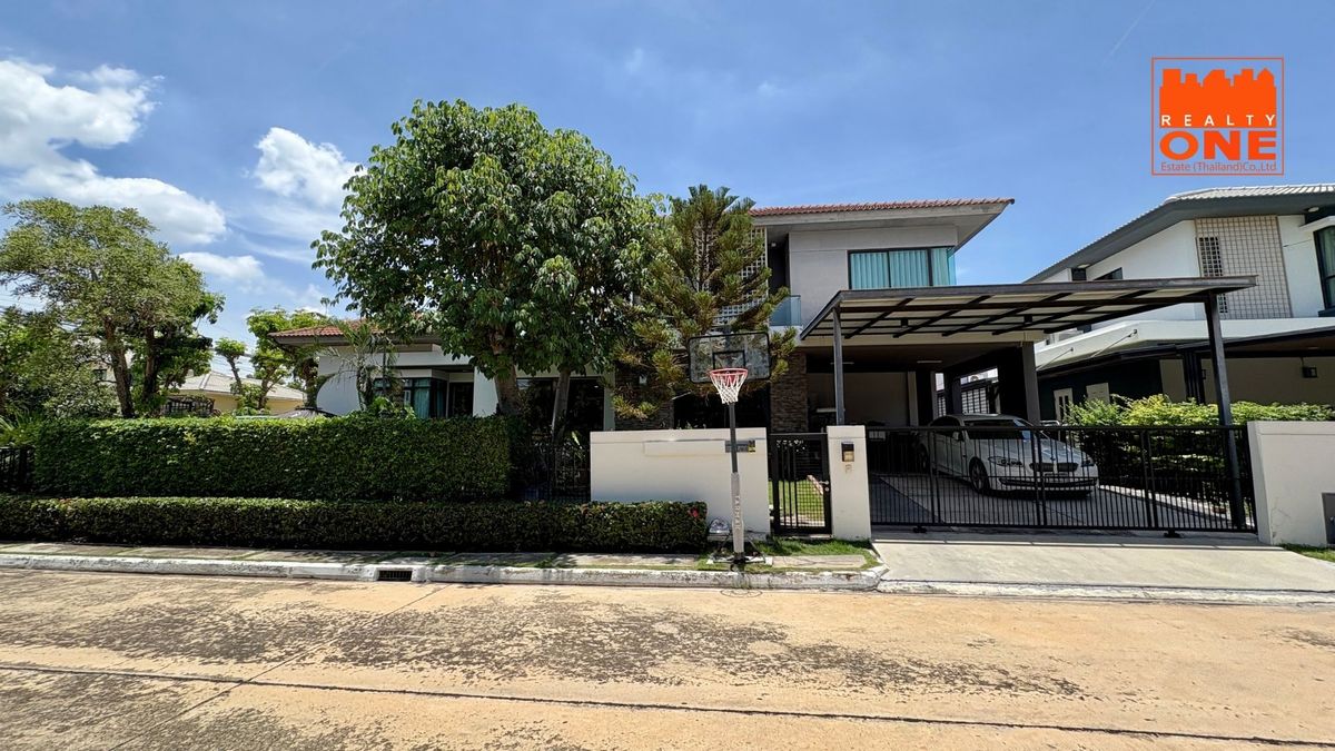 For SaleHouseRama 2, Bang Khun Thian : Corner Detached House for Sale – Mantana Rama 2 – Thien Thale Largest House Type | Prime Corner Plot | Beautifully Decorated