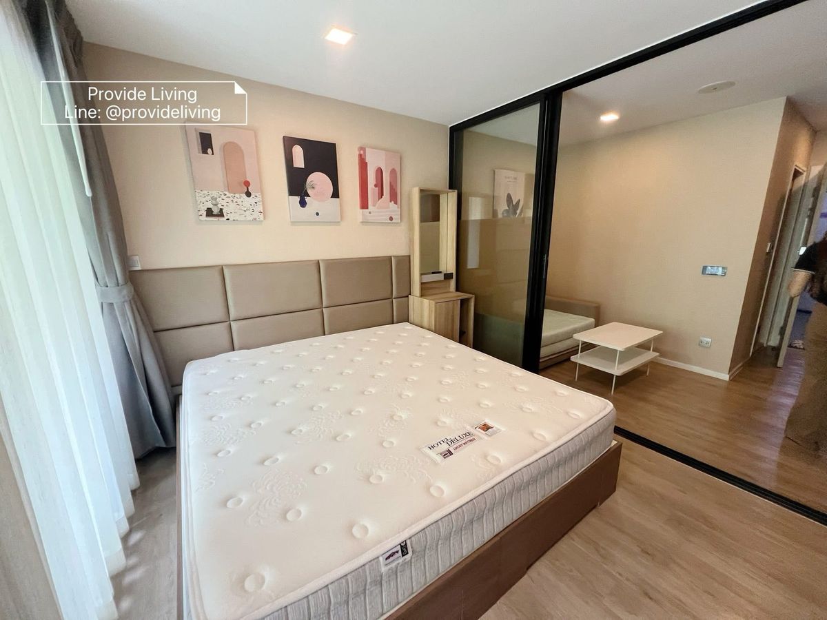 ให้เช่าคอนโดปทุมธานี รังสิต ธรรมศาสตร์ : ✨Provideliving✨ให้เช่า Kave Town Space ห้องใหญ่ 28ตรม. วิวสวนร่มรื่น ห้องสวย 📞091-7503016พี่แคท