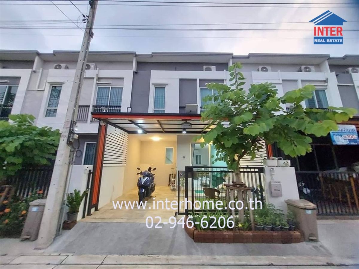 For SaleTownhomePathum Thani,Rangsit, Thammasat : 2 -story townhouse 18.8 sq.w. Village Forere Lam Luk Ka-Khlong 5 Khlong 5 Road, Lam Luk Ka Road, Lam Luk Ka, Pathum Thani