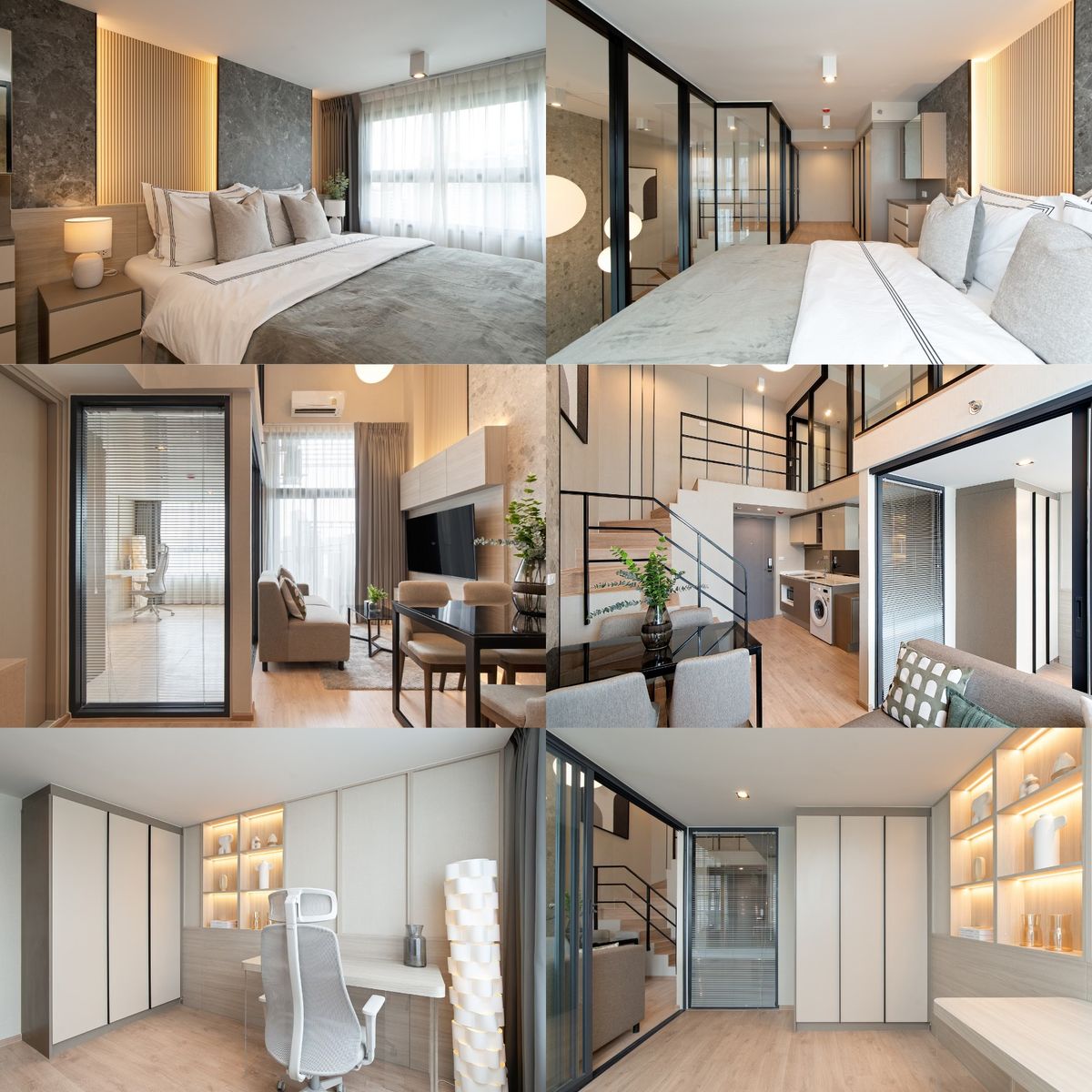 For RentCondoRama9, Petchburi, RCA : ⭐️ IDEO Rama 9 - Asoke ⭐️1bed Hybrid 52 sqm. Complete furniture