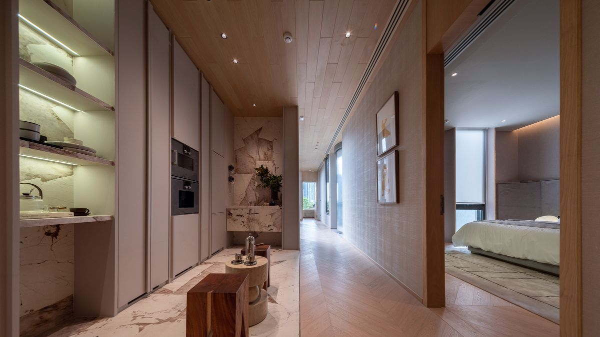 For SaleHouseBang Sue, Wong Sawang, Tao Pun : 3 -storey detached house for sale. Sonle Residences project (Sunle Residence), Ratchadaphisek, near MRT Wongsawang, only 900 meters, with a large private pool and a large Courtyard.