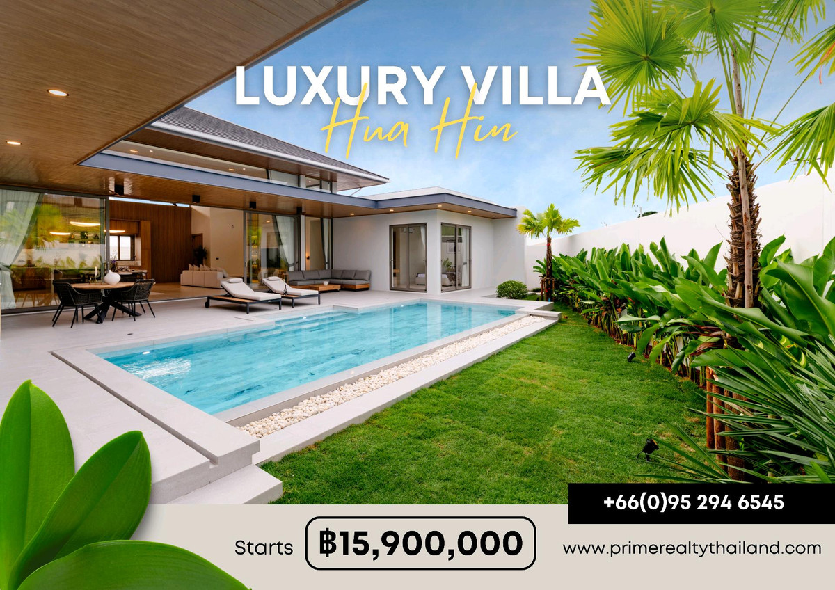 For SaleHuahin, Prachuap Khiri Khan, Pran Buri : Premium house for sale, Hua Hin near the golf course