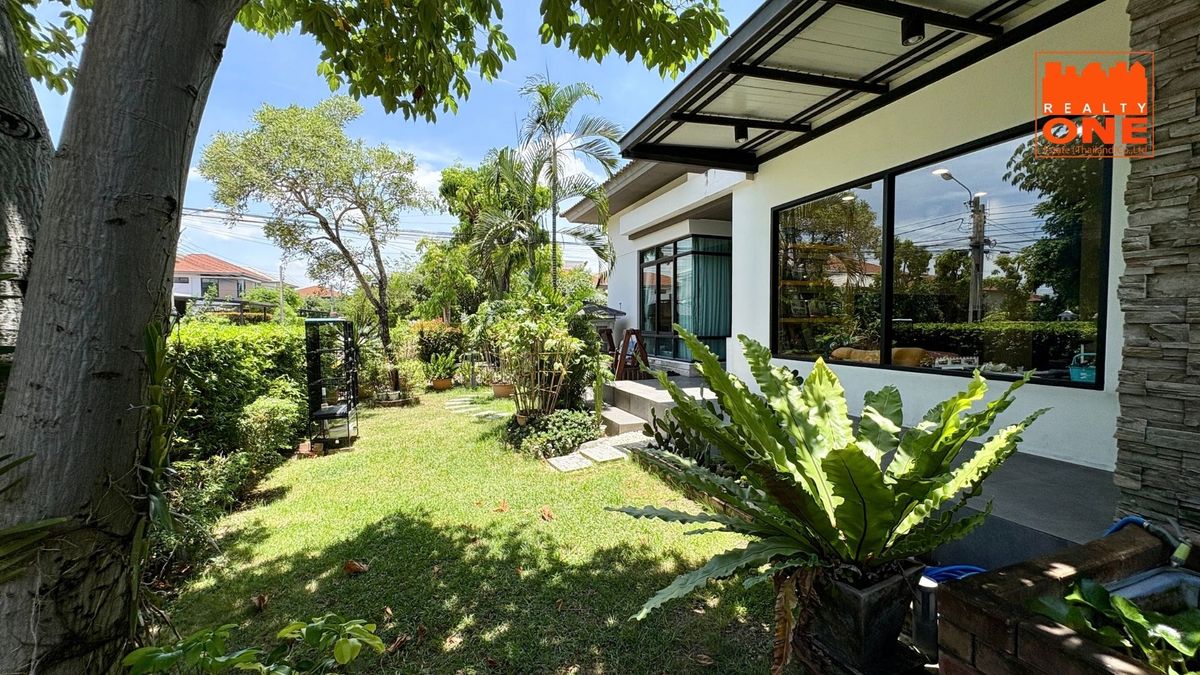 For SaleHouseRama 2, Bang Khun Thian : Corner Detached House for Sale – Mantana Rama 2 – Thien Thale Largest House Type | Prime Corner Plot | Beautifully Decorated