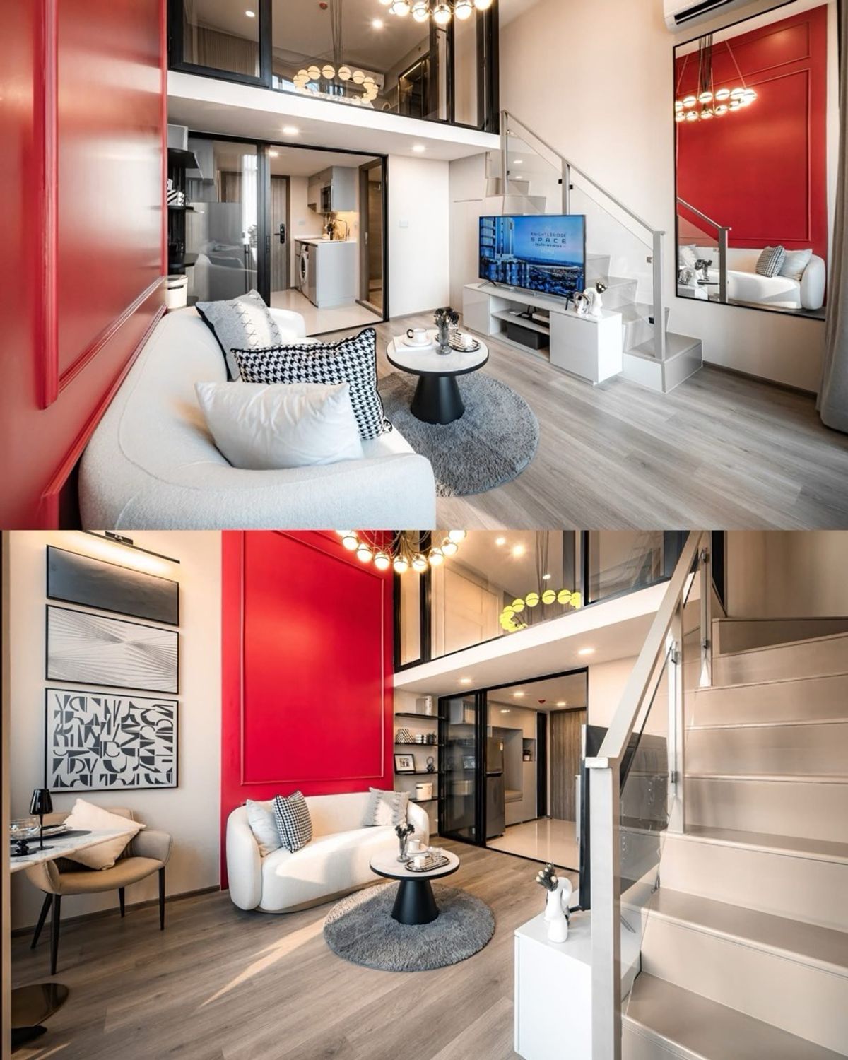 For SaleCondoOnnut, Udomsuk : 🔥 Rare Unit, Sukhumvit view! Knightsbridge Rama 4 ✅ 1B 27 sq.m., 16th floor | Furnished only 5.39 deleted.