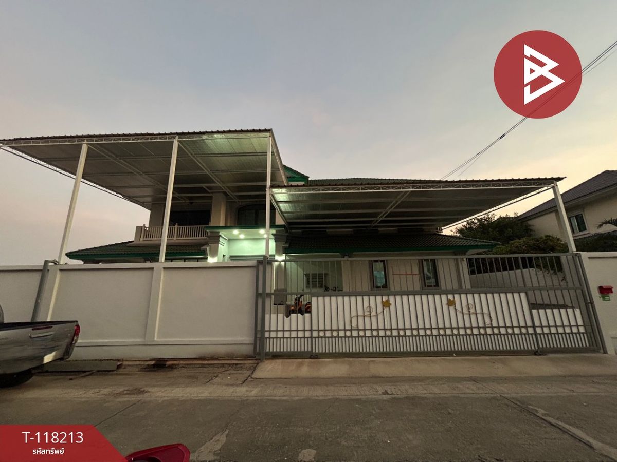 ขายบ้านสมุทรปราการ สำโรง : ขายบ้านเดี่ยว หมู่บ้านเพลสแอนด์พาร์ค ประชาอุทิศ90 (Place & Park Prachauthit90) สมุทรปราการ