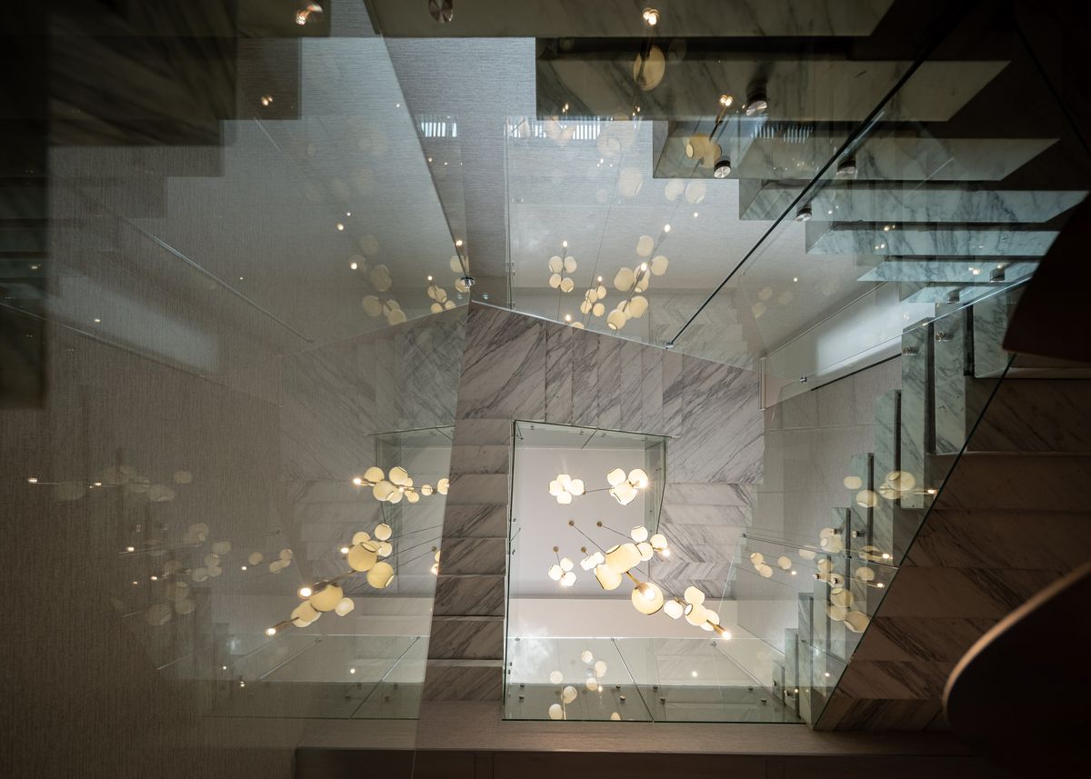 For SaleHouseBang Sue, Wong Sawang, Tao Pun : 3 -storey detached house for sale. Sonle Residences project (Sunle Residence), Ratchadaphisek, near MRT Wongsawang, only 900 meters, with a large private pool and a large Courtyard.