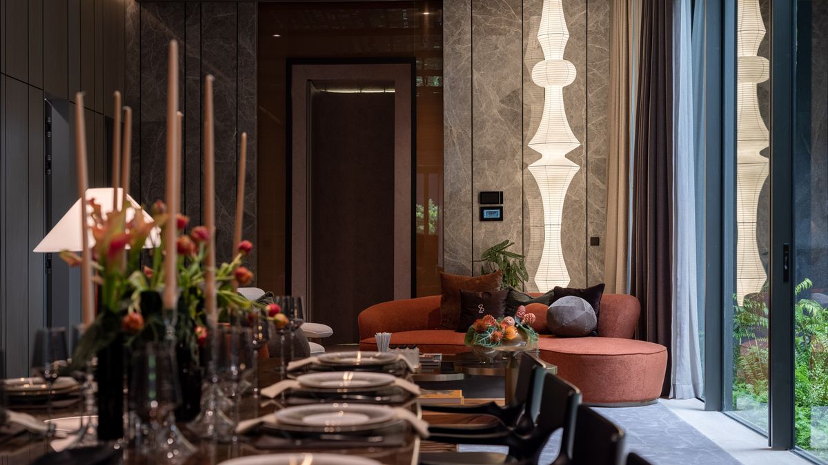 For SaleHouseBang Sue, Wong Sawang, Tao Pun : 3 -storey detached house for sale. Sonle Residences project (Sunle Residence), Ratchadaphisek, near MRT Wongsawang, only 900 meters, with a large private pool and a large Courtyard.