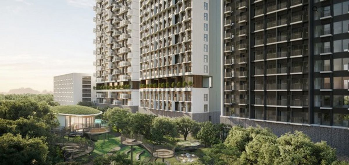 For SaleCondoYothinpattana,CDC : [Selling down] Noble Create condo | Lat Phrao | Corner Room 39 sqm. | Building C Floor 8 | Crystal Park | 618,000 baht