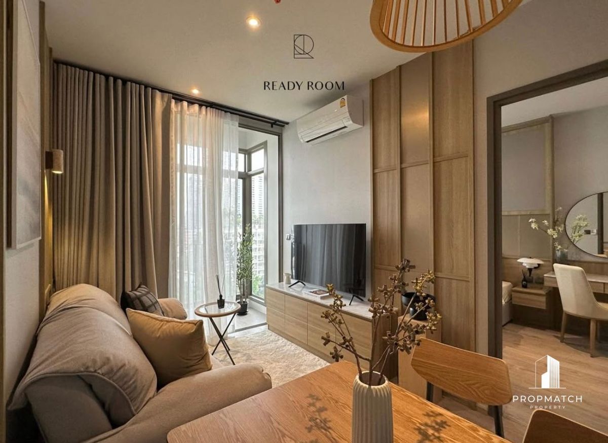 ให้เช่าคอนโดสุขุมวิท อโศก ทองหล่อ : ✨Flash Deal ✨Rhythm Ekkamai Estate( 1Bed 1Bath 35SQM.) แต่งครบพร้อมอยู่ !! เพียง 35,000บาทต่อเดือน Tel.0981315848 @propmatch
