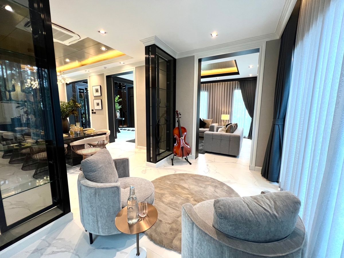 ขายบ้านนวมินทร์ รามอินทรา : 🏛️Bangkok Boulevard Signature รามอินทรา - วัชรพล🔥บ้านเดี่ยว 2 ชั้น ขนาด 516 ตร.ม. 125.1 ตร.ว. | 4 ห้องนอน 5 ห้องน้ำ 4 ที่จอด เริ่ม 29.9 MB ติดต่อนัดชม Tel.0922635410 (เอิร์ธ)