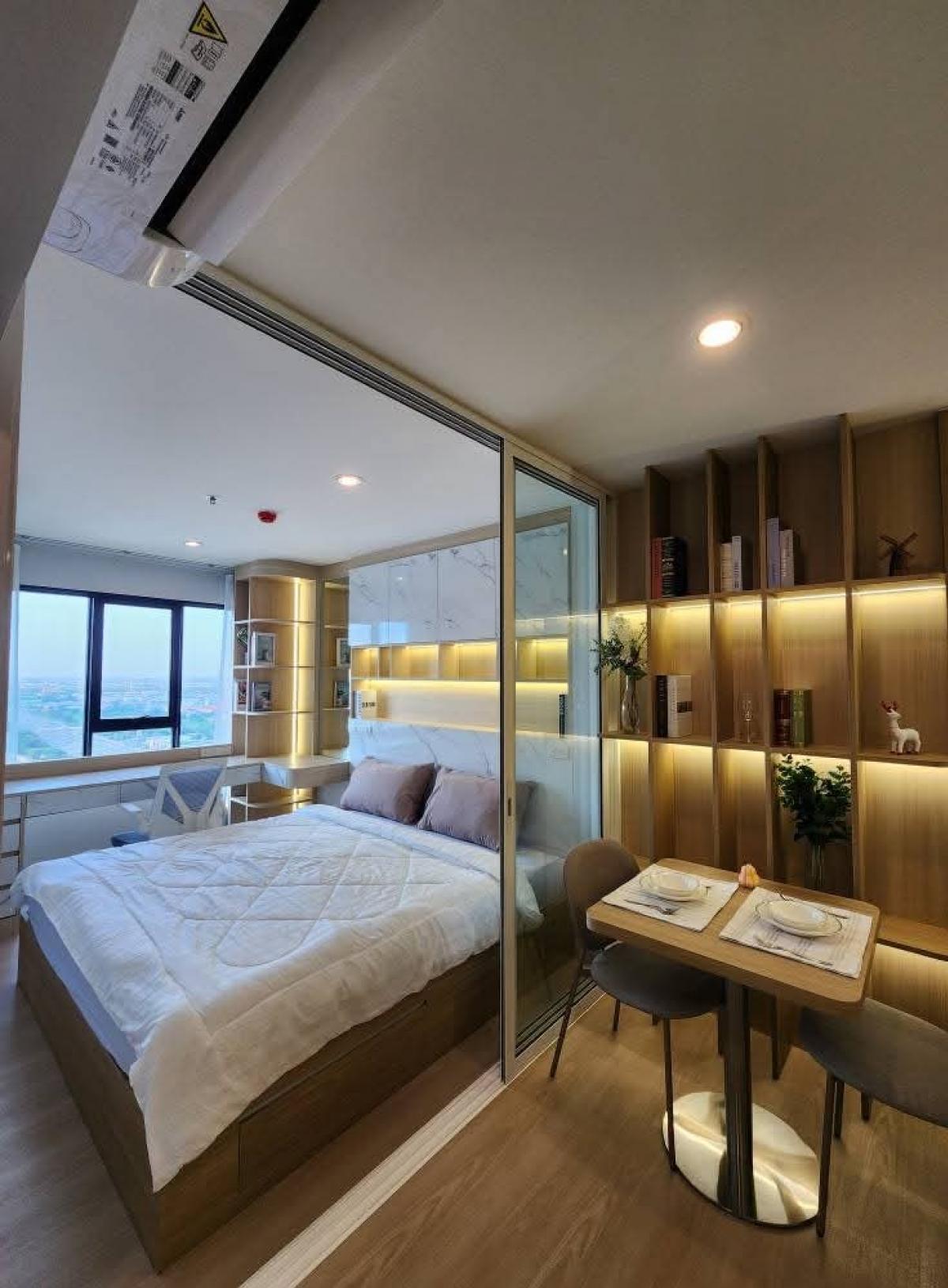 ให้เช่าคอนโดปทุมธานี รังสิต ธรรมศาสตร์ : 🔔ให้เช่า​ Terra​ residence​ 1​, วิว​ ธรรมศาสตร์, ระเบียงทิศเหนือ, บิ้วอินน์จัดเต็ม​ มีเครื่องดูดควัน, เครื่องซัก/อบผ้า,