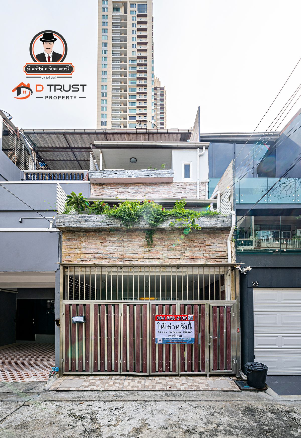 For RentTownhomeSathorn, Narathiwat : 4 -story townhome for rent, Sathorn Soi 9, near BTS Chong Nonsi