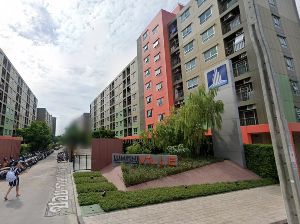 For SaleCondoRathburana, Suksawat : Condo for sale: Lumpini Ville Rat Burana-Riverview 2, fully furnished, ready to move in, 23 sq m.