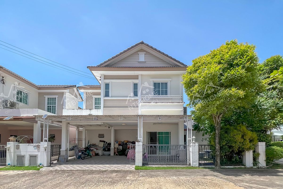 ขายบ้านนนทบุรี บางใหญ่ บางบัวทอง : ธนาสิริ ราชพฤกษ์ -ท่าน้ำนนท์ ต่อเติมครบ ติดถนน สภาพพร้อมอยู่ ใกล้สะพานมหาเจษฎาบดินทร