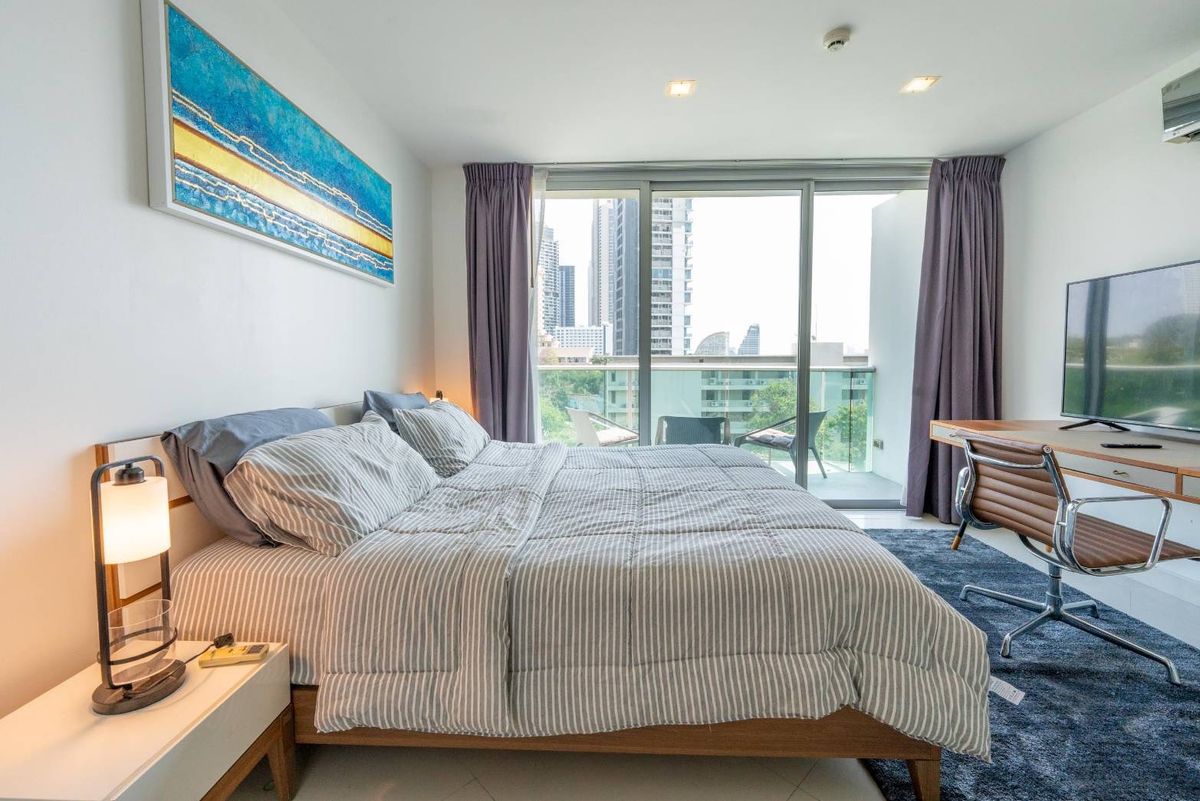 ให้เช่าคอนโดพัทยา บางแสน ชลบุรี สัตหีบ : for rent condo laguna heights condominium 2 Beds 2 Bath 6floor (S03-2098) 