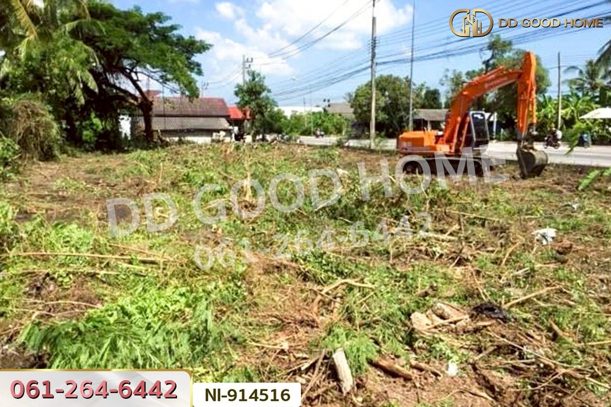 For SaleLandNakhon Si Thammarat : NI-914516 Land in Pak Phanang, 213.8 sq. wah, Chamuk Khwai Intersection, Nakhon Si Thammarat, near Pak Phanang Retro Market