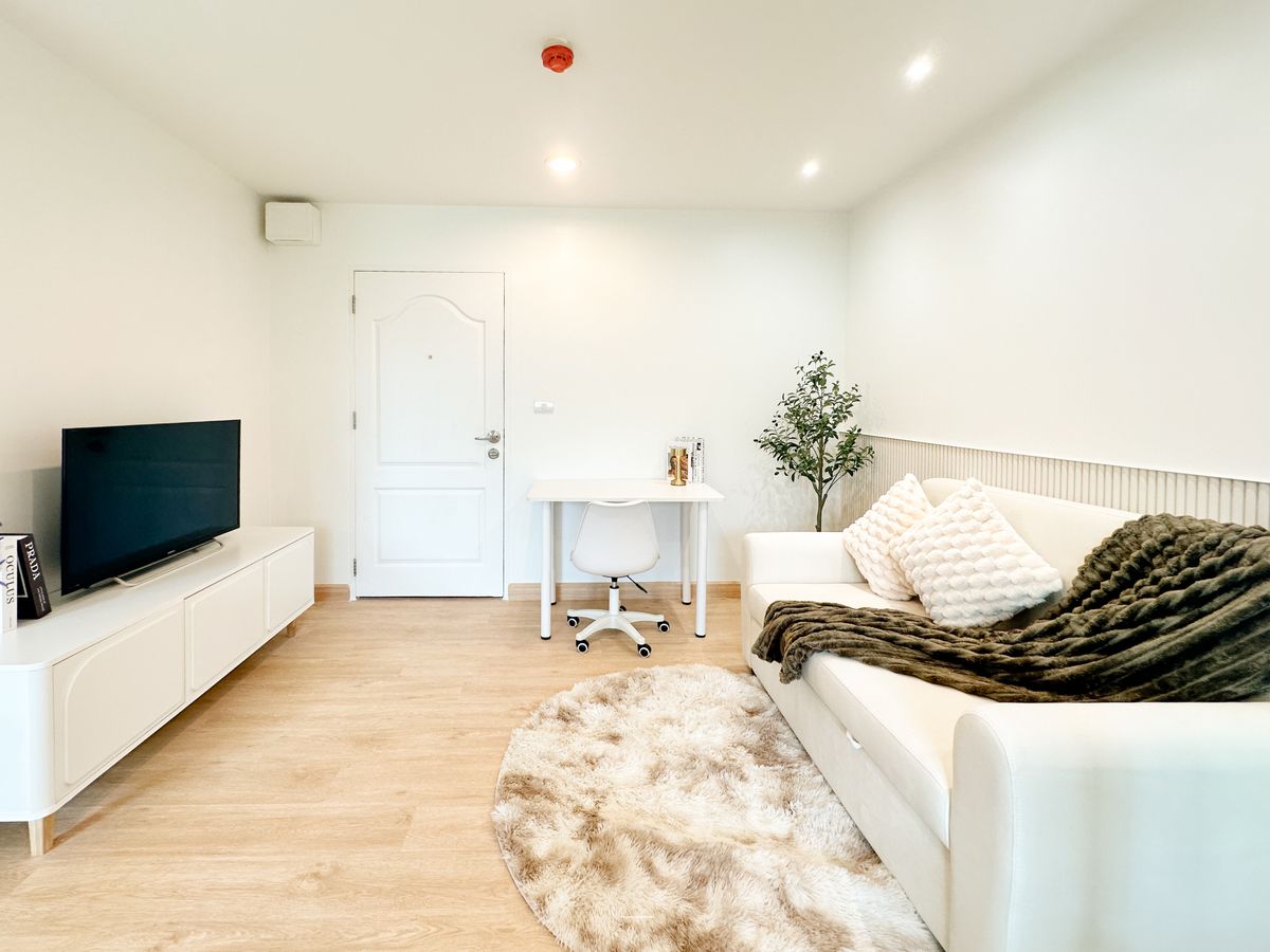 ขายคอนโดพระราม 2 บางขุนเทียน : ขายห้องสวย!! คอนโด แกรนด์ ทิวลิป แอด อ้อมน้อย (Tulip Square @ Aomnoi) ตกแต่งพร้อมลากกระเป๋าเข้าอยู่ได้เลย