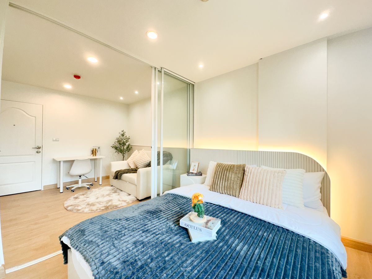 ขายคอนโดพระราม 2 บางขุนเทียน : ขายห้องสวย!! คอนโด แกรนด์ ทิวลิป แอด อ้อมน้อย (Tulip Square @ Aomnoi) ตกแต่งพร้อมลากกระเป๋าเข้าอยู่ได้เลย