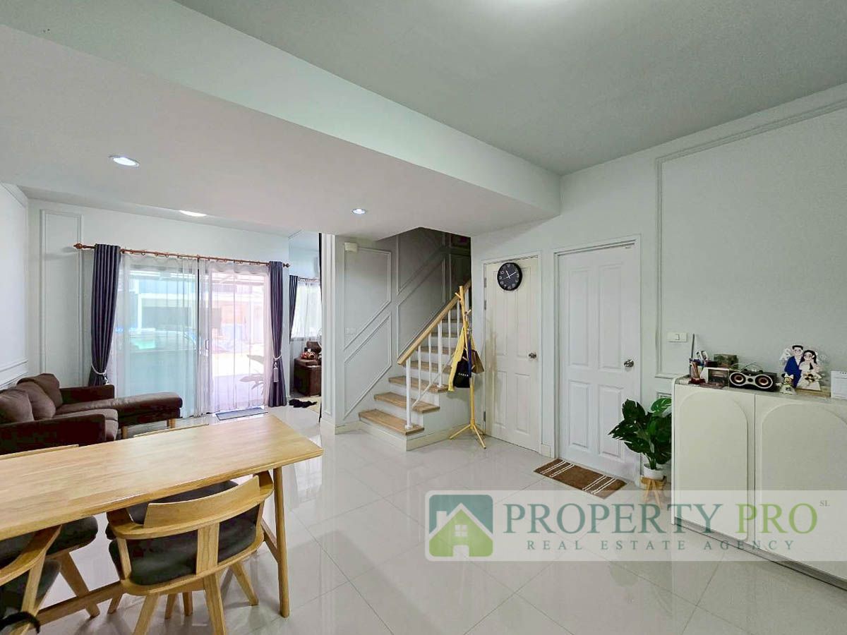 For SaleTownhomeSamut Prakan,Samrong : TownHome for Sale The Colors Bangna Wongwaen 3, 3 bedroom 21 sqw 116 sqm Near Kingkaew, Thepharak, Suvarnabhumi, Mega Bangna : SL25S-016