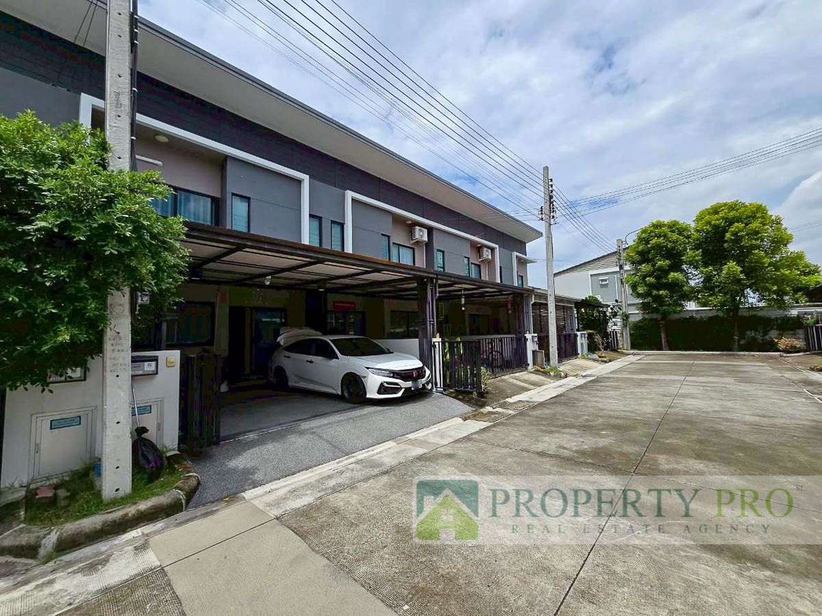 For SaleTownhomeSamut Prakan,Samrong : TownHome for Sale The Colors Bangna Wongwaen 3, 3 bedroom 21 sqw 116 sqm Near Kingkaew, Thepharak, Suvarnabhumi, Mega Bangna : SL25S-016