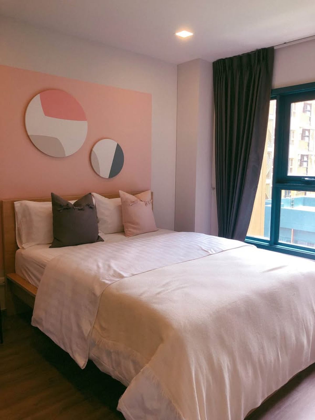 ให้เช่าคอนโดอ่อนนุช อุดมสุข : ให้เช่าคอนโด The Base Sukhumvit 50 ใกล้ BTSอ่อนนุช  2นอน 58ตรว. ห้องสวย ตึก A 