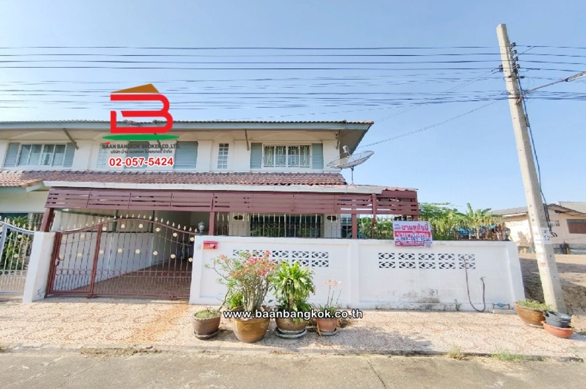 For SaleNonthaburi, Bang Yai, Bangbuathong : Single house, Chor. Rung Rueang 8, area 40 sq.w. (near MRT Khlong Bang Phai), Phimonrat Subdistrict, Bang Bua Thong District, Nonthaburi