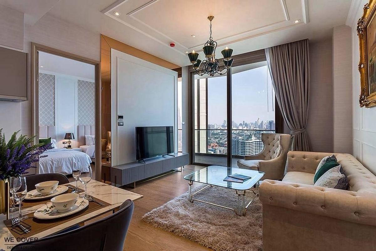 CondoWongwianyai, Charoennakor : 📢👇 Luxury condo by the river at Magnolia Waterfront Residences , located beside Bangkok landmark: Icon Siam,  river view at the balcony, modern desire, enjoy fireworks in every occasion, fully furnished, ready to move in