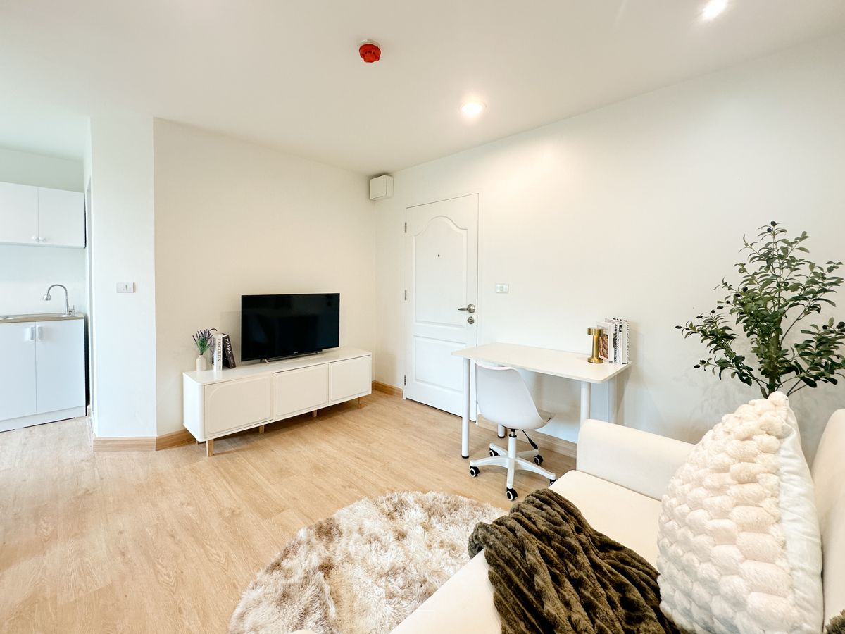 ขายคอนโดพระราม 2 บางขุนเทียน : ขายห้องสวย!! คอนโด แกรนด์ ทิวลิป แอด อ้อมน้อย (Tulip Square @ Aomnoi) ตกแต่งพร้อมลากกระเป๋าเข้าอยู่ได้เลย