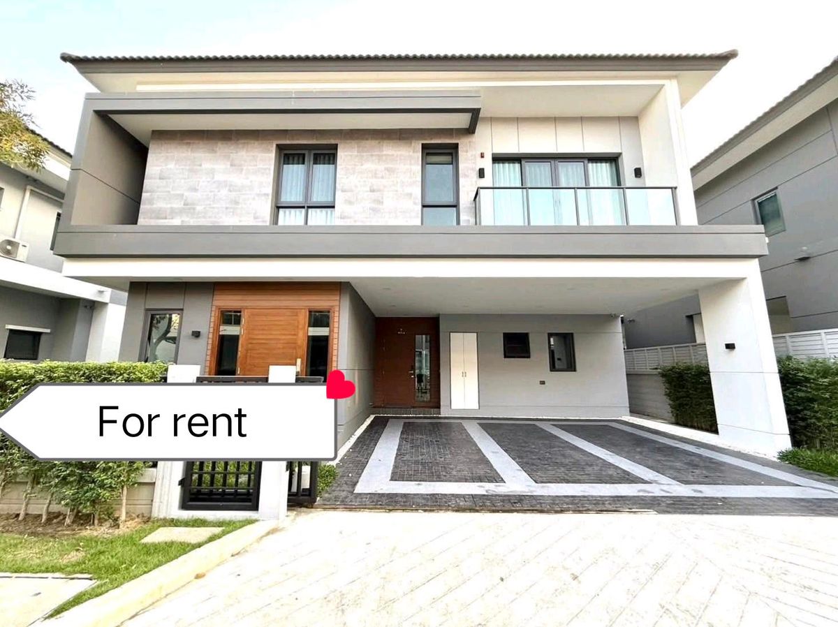 ให้เช่าบ้านบางนา แบริ่ง ลาซาล : 🔥🔥 House for Rent The City  Bangna New project 🔥🔥 Nearby Mega bangna 