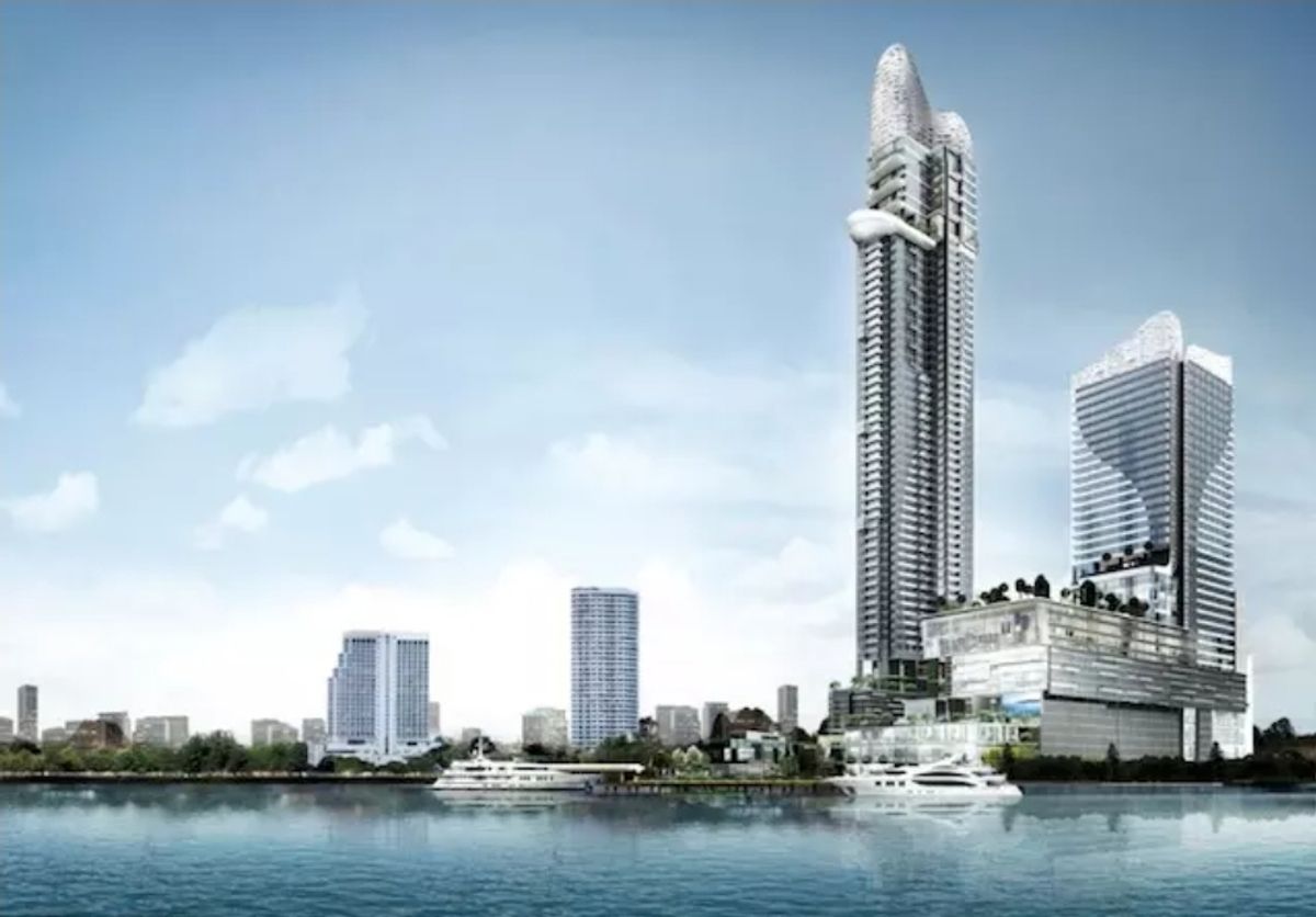 For SaleCondoRama3 (Riverside),Satupadit : Sell luxury Penthouse Canapaya Residences, Chao Phraya River View, 42-43, area 307.98 square meters, 4 bedrooms, 5 bathrooms, price 85 MB.*