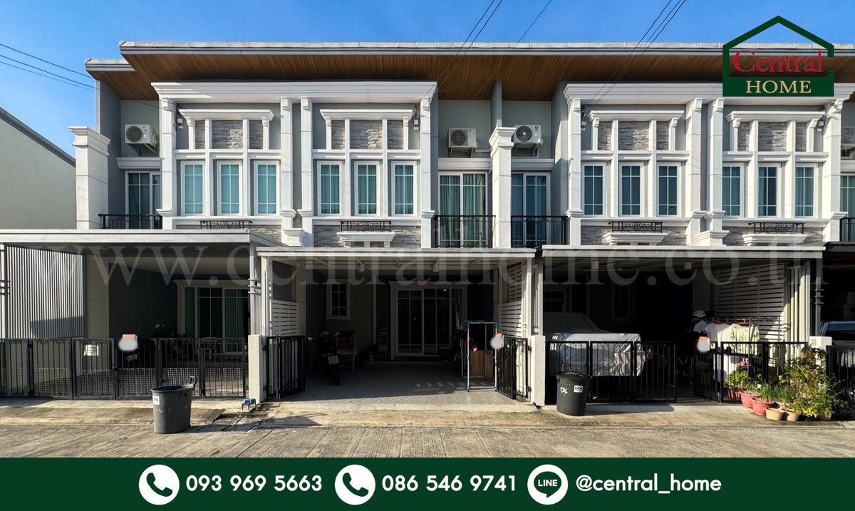 ขายทาวน์โฮมสมุทรปราการ สำโรง : ทาวน์โฮม โกลเด้น นีโอ สุขุมวิท - ลาซาล บ้านสวยพร้อมอยู่