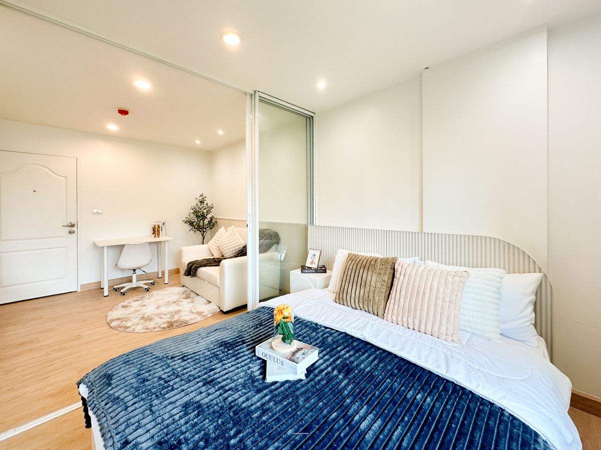 ขายคอนโดพระราม 2 บางขุนเทียน : ขายห้องสวย!! คอนโด แกรนด์ ทิวลิป แอด อ้อมน้อย (Tulip Square @ Aomnoi) ตกแต่งพร้อมลากกระเป๋าเข้าอยู่ได้เลย